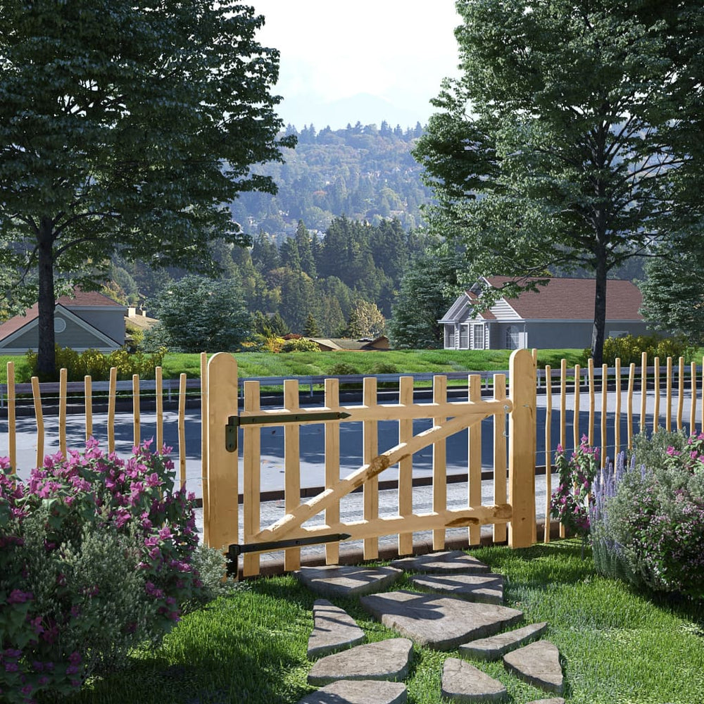 vidaXL Hazelwood Garden Gate Single 100x60 cm