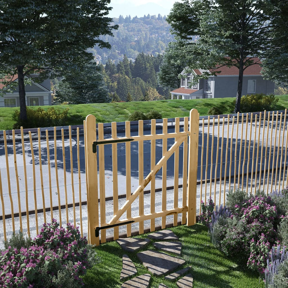 vidaXL Hazelwood Garden Gate Single 100x120 cm