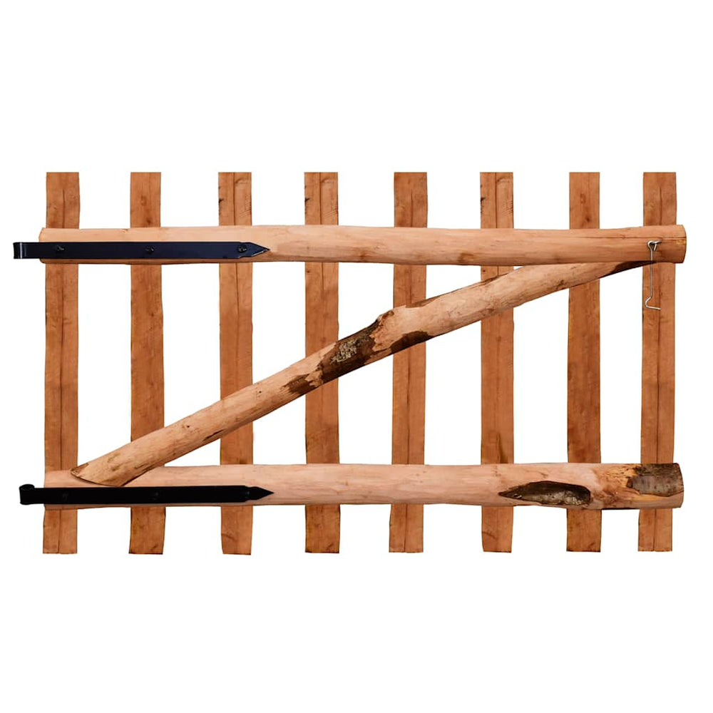 vidaXL Single Gate Hazelwood Impregnated 100×60 cm