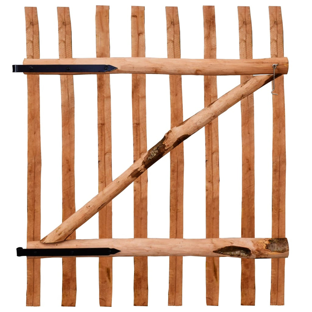 vidaXL Garden Gate Single Hazelwood Impregnated 100x120 cm