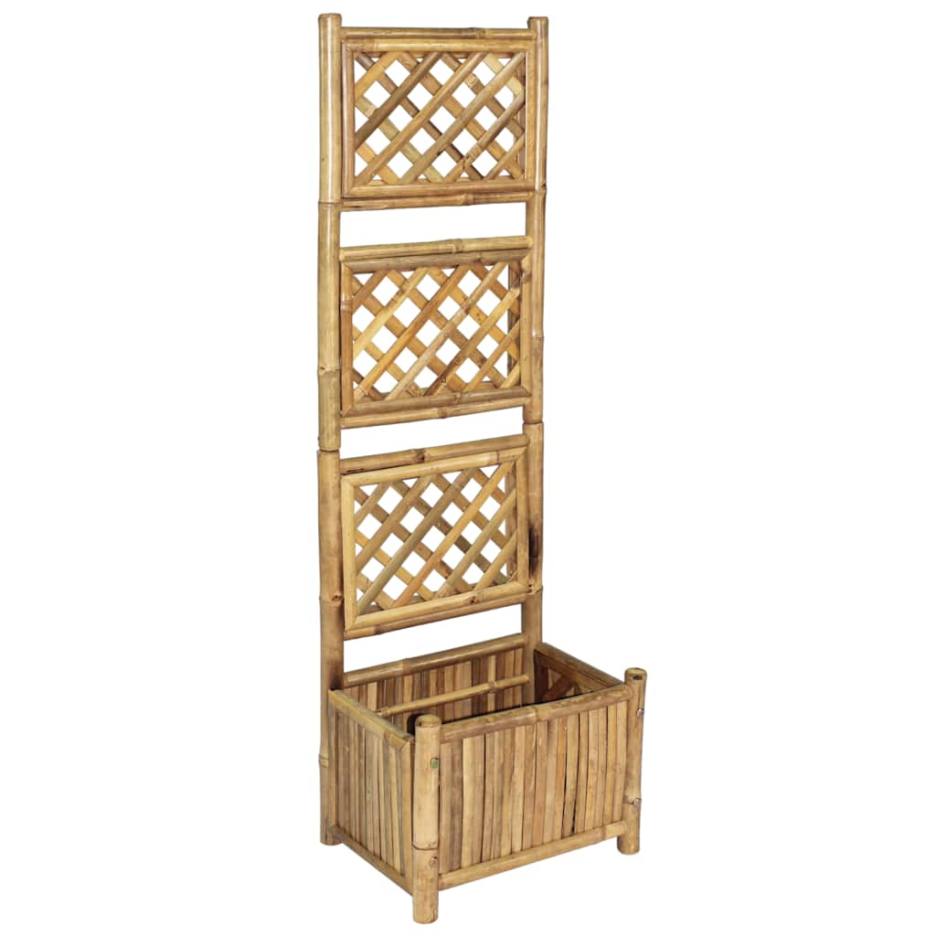 Bambus Pflanzkasten mit Spalier 40cm