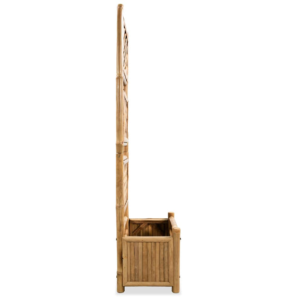 Bambus Pflanzkasten mit Spalier 40cm
