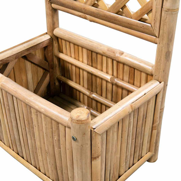 Bambus Pflanzkasten mit Spalier 40cm