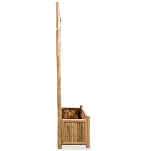 Bambus Hochbeet mit Spalier, 70cm