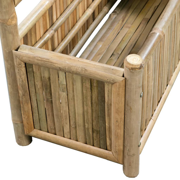 Bambus Hochbeet mit Spalier, 70cm