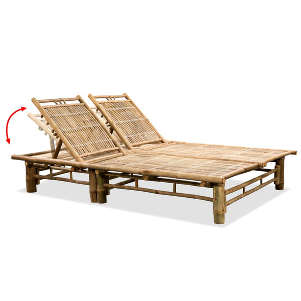 Bambus Sonnenliege für 2 Personen