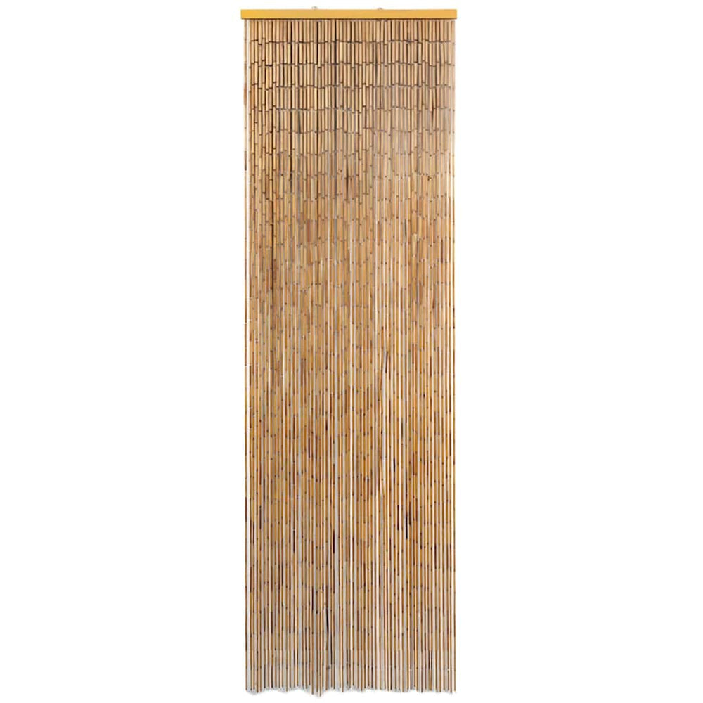 vidaXL Rideau de porte anti-insectes en bambou 56 x 185 cm
