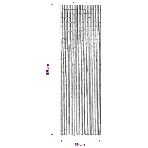 Bambus Insektenschutz Türvorhang 56x185cm