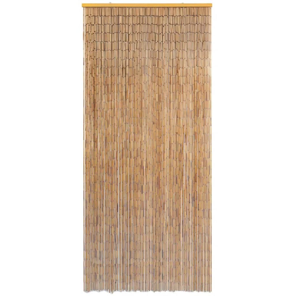 vidaXL Rideau de porte anti-insectes en bambou 90 x 220 cm
