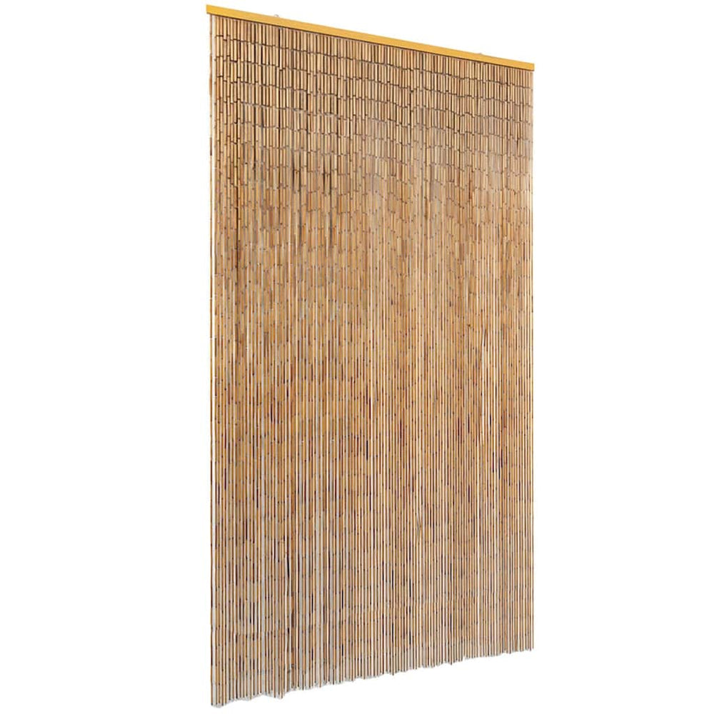 vidaXL Rideau de porte anti-insectes en bambou 120 x 220 cm