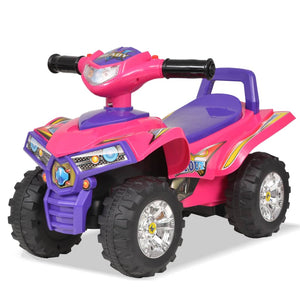 Aufsitz-Quad für Kinder Rosa/Lila