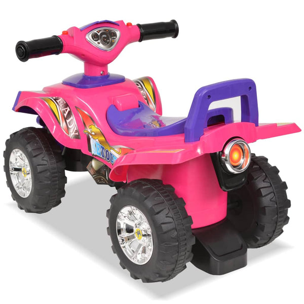 Aufsitz-Quad für Kinder Rosa/Lila