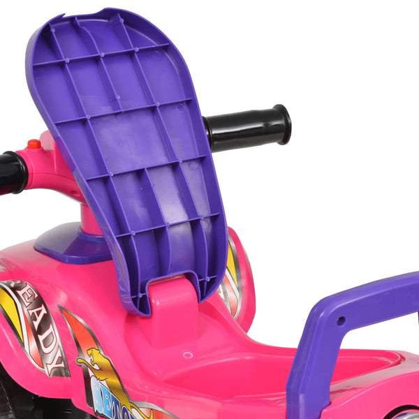 Aufsitz-Quad für Kinder Rosa/Lila