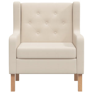 Sessel Cremeweiß Stoff