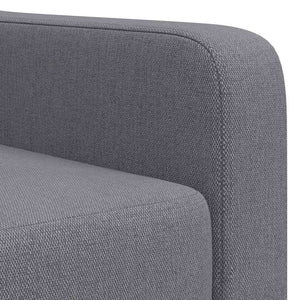 vidaXL Fauteuil Gris Tissu