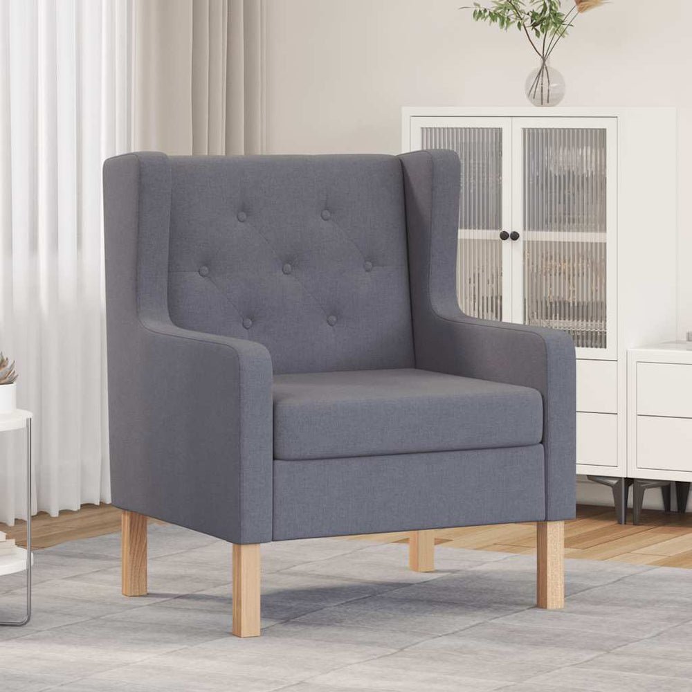 Sessel Grau Stoff