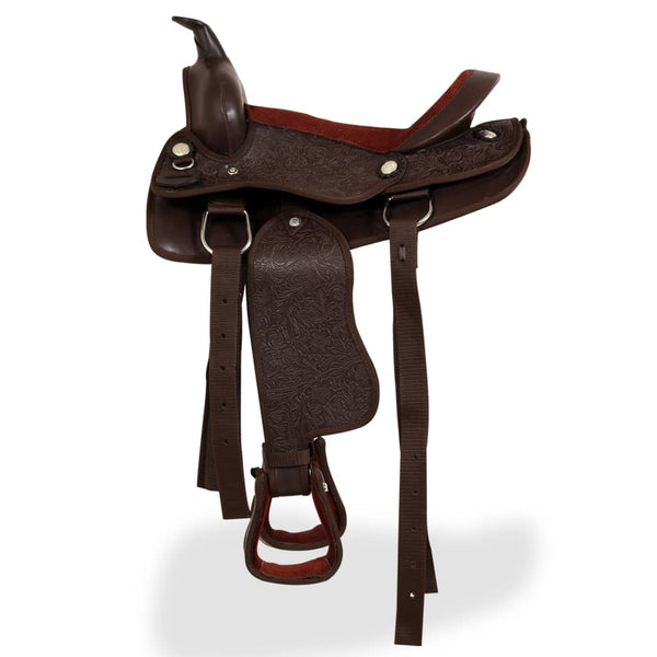 13" Westernsattel Set mit Halfter & Brustblatt