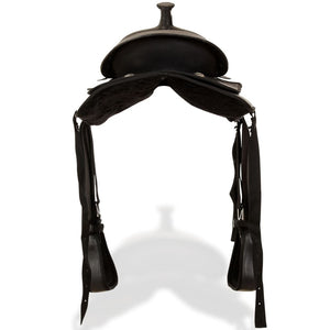 17" Westernsattel Set Schwarz