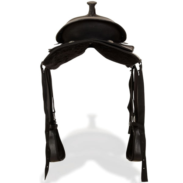 17" Westernsattel Set Schwarz
