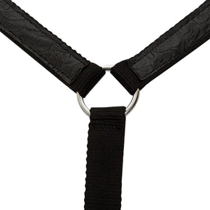 12" Westernsattel Set mit Halfter & Brustblatt Schwarz