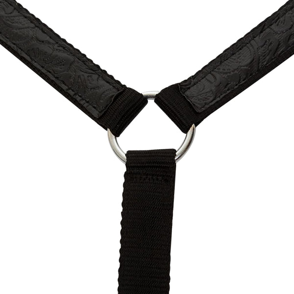 12" Westernsattel Set mit Halfter & Brustblatt Schwarz
