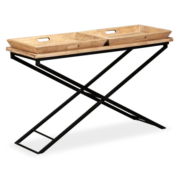Konsolentisch Mangoholz Massiv 130 x 40 x 80 cm