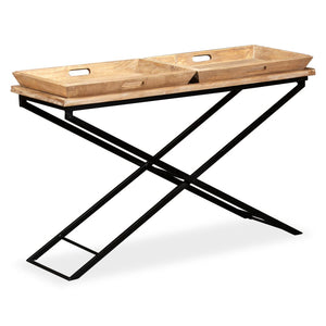 Konsolentisch Mangoholz Massiv 130 x 40 x 80 cm