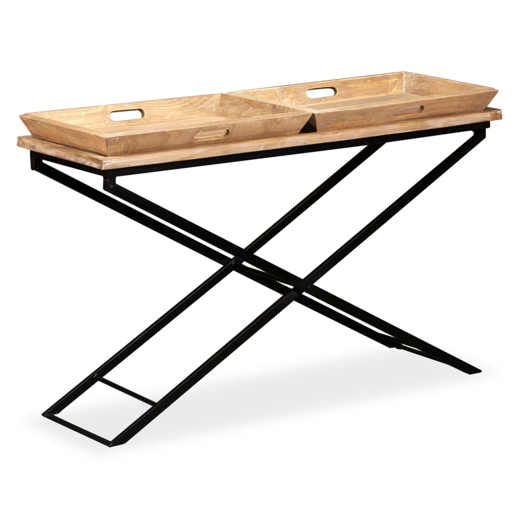 Konsolentisch Mangoholz Massiv 130 x 40 x 80 cm