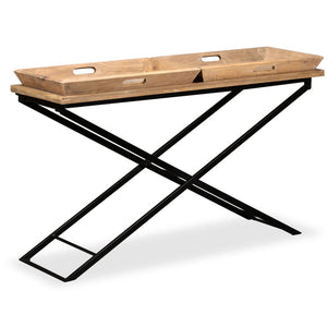 Konsolentisch Mangoholz Massiv 130 x 40 x 80 cm