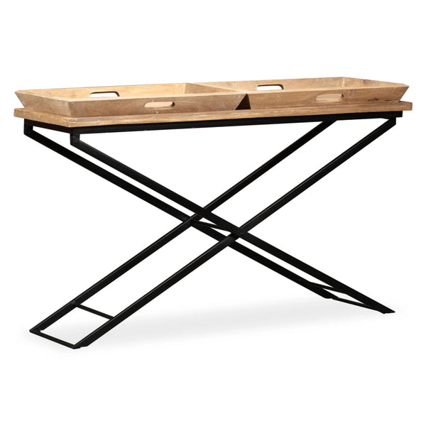 Konsolentisch Mangoholz Massiv 130 x 40 x 80 cm