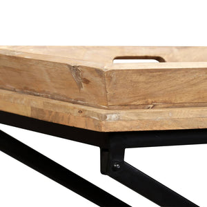 Konsolentisch Mangoholz Massiv 130 x 40 x 80 cm