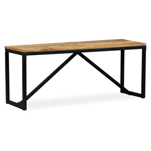 Sitzbank Massiv-Mangoholz 110 x 35 x 45 cm