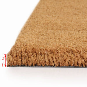 Natürliche Fußmatten 2 Stk. Coir 24 mm 40x60 cm