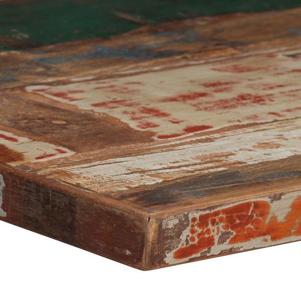 Bartisch Altholz Massiv Mehrfarbig 60x60x107 cm