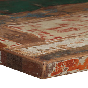 Bartisch Altholz Massiv Mehrfarbig 60x60x107 cm