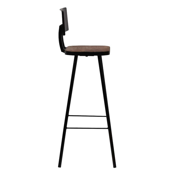 vidaXL Bar Stools 2 pcs. Solid Reclaimed Wood