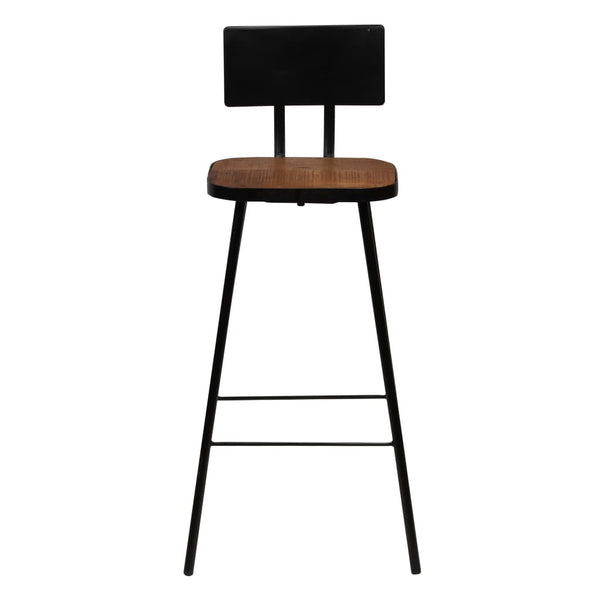 vidaXL Tabourets de bar 4 pcs Bois de récupération massif