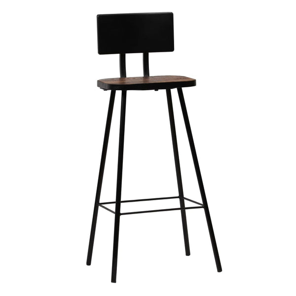 vidaXL Bar Stools 4 pcs. Solid Reclaimed Wood