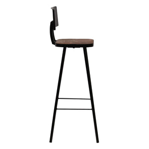 vidaXL Tabourets de bar 4 pcs Bois de récupération massif