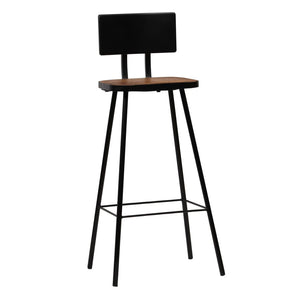 vidaXL Tabourets de bar 4 pcs Bois de récupération massif