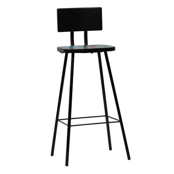 vidaXL Bar Stools 4 pcs. Solid Reclaimed Wood