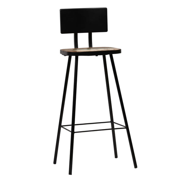 vidaXL Bar Stools 4 pcs. Solid Reclaimed Wood