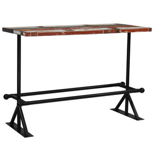 Bar-Set 7-tlg. Massives Altholz Mehrfarbig
