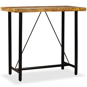 Bartisch Altholz Massiv 120x60x107 cm
