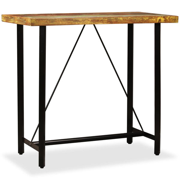 Bartisch Altholz Massiv 120x60x107 cm