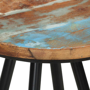 vidaXL Tabourets de bar 2 pcs Bois de récupération massif