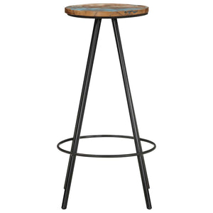 vidaXL Tabourets de bar 4 pcs Bois de récupération massif