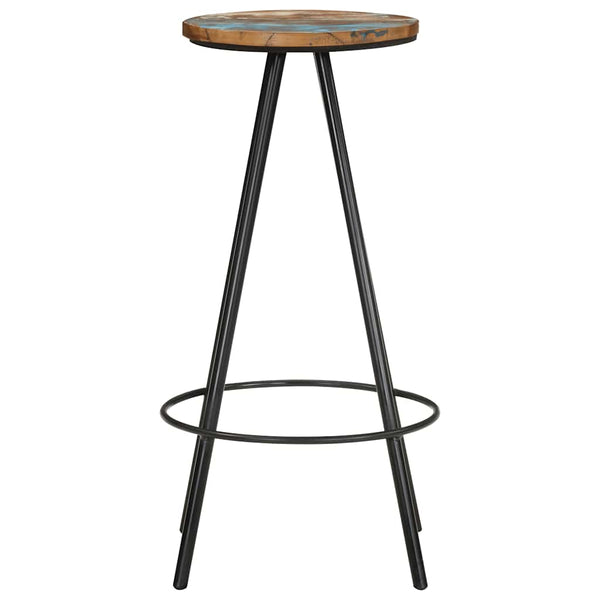 vidaXL Tabourets de bar 4 pcs Bois de récupération massif