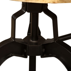 Esstisch Massivholz Mango und Stahl 180 cm