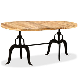 Esstisch Massivholz Mango und Stahl 180 cm